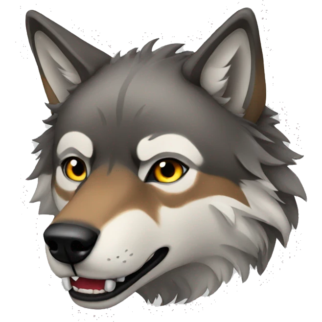 Wolf emoji