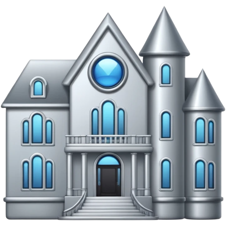 silver mansion emoji emoji