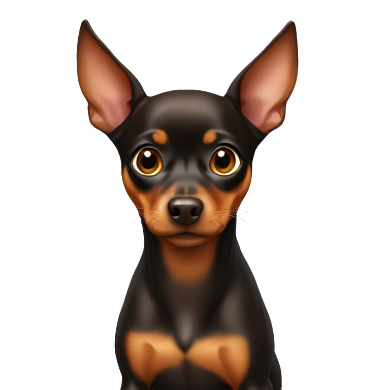 mini pinscher brown emoji