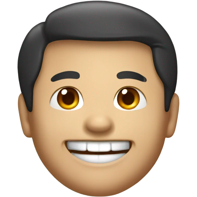 Mao zhedong with a big grin emoji