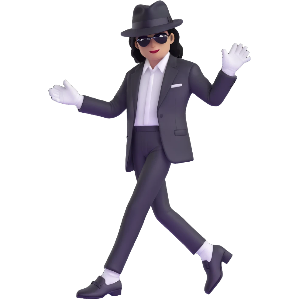 Michael Jackson iconic look emoji