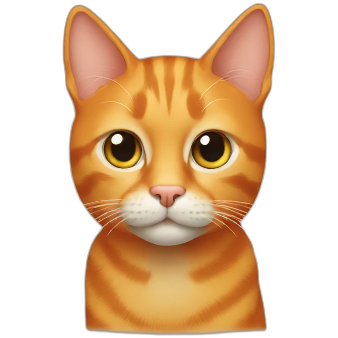 an orange tabby cat emoji
