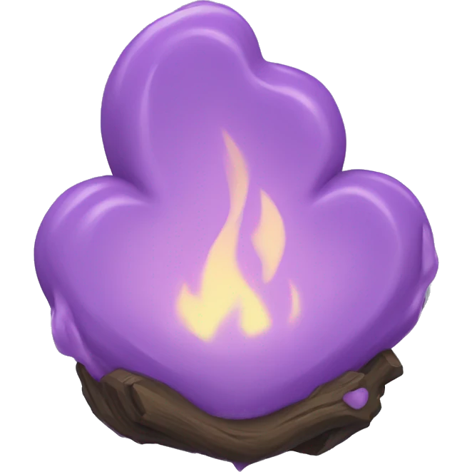 lilac hearth emoji
