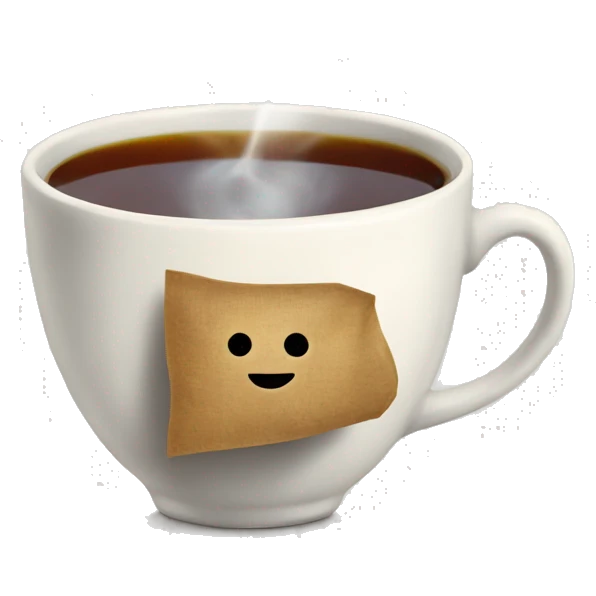 tea bag in cup emoji