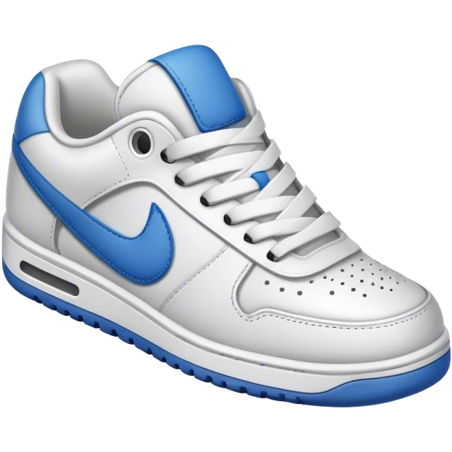 Sneaker with sad face emoji