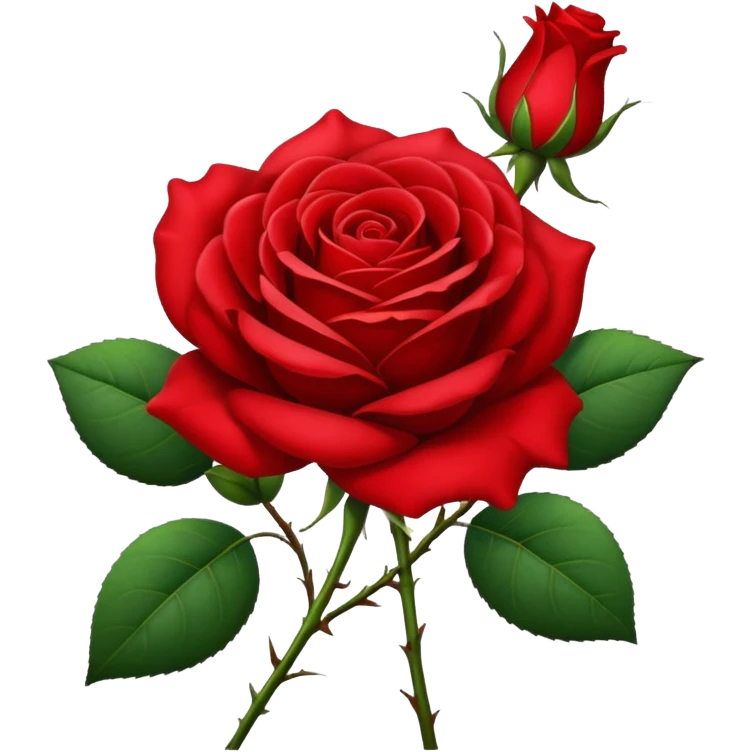 a beautiful rose emoji
