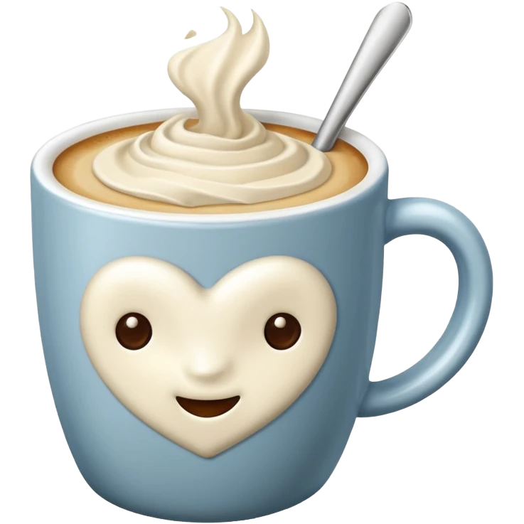 Vanilla latte emoji