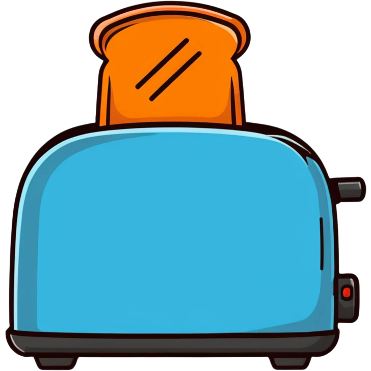 light blue toaster emoji