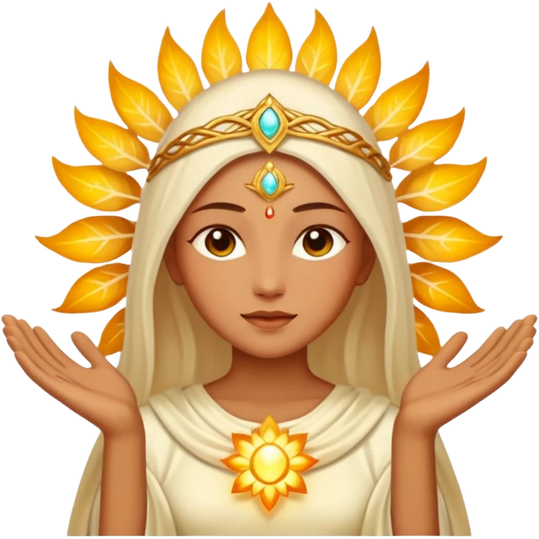 divinidad ancestral de luz emoji