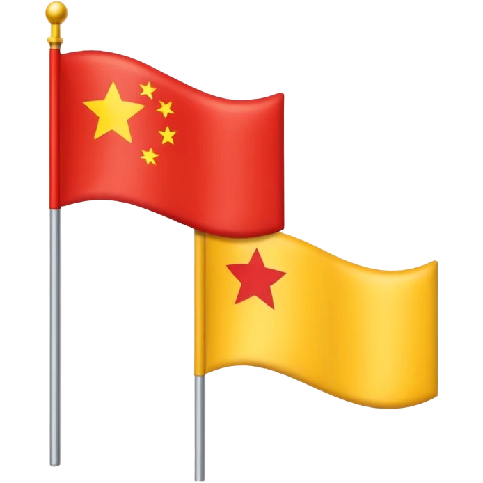 Top and bottom red...in middle yellow....flag emoji