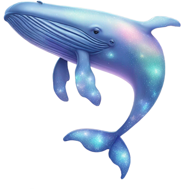 Fairy whale emoji