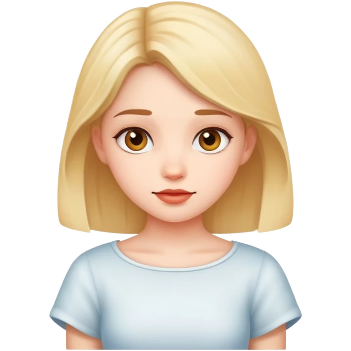 Cute girl  emoji