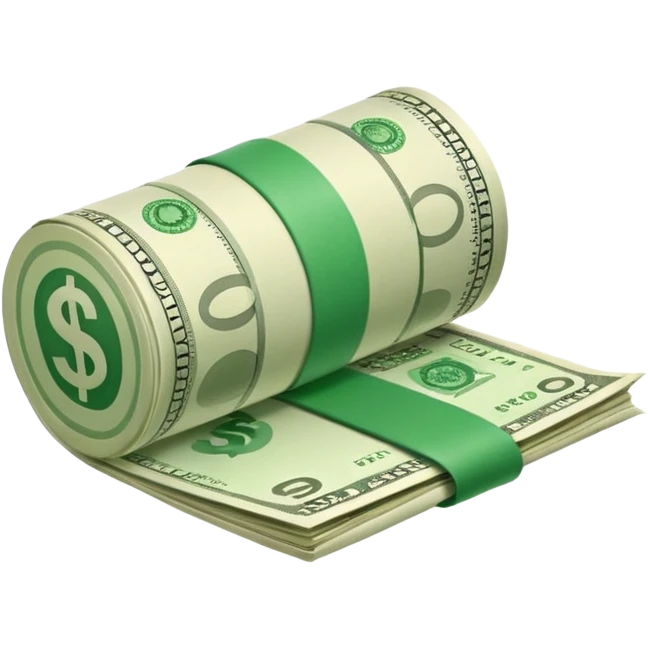 Money that is like a tube emoji