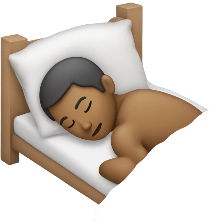 person sleeping in bed emoji