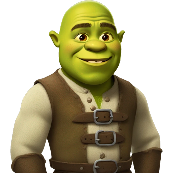 Shrek cute emoji
