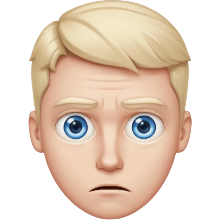 Brain thinking and confused emoji