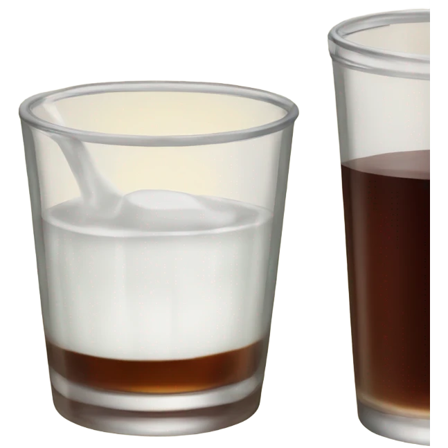 Drink syrup in a glass emoji