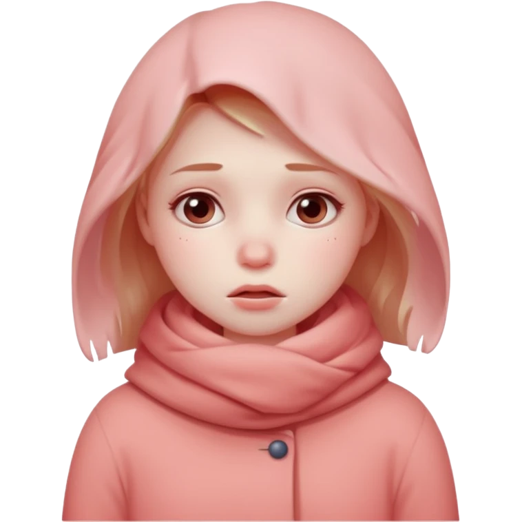 very cold girl emoji