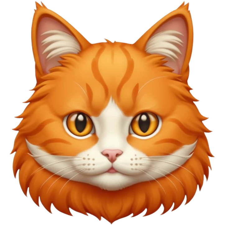 Orange cat emoji