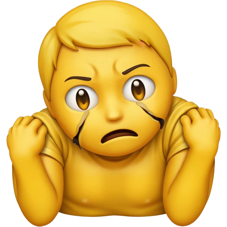 emoji strangling its self emoji