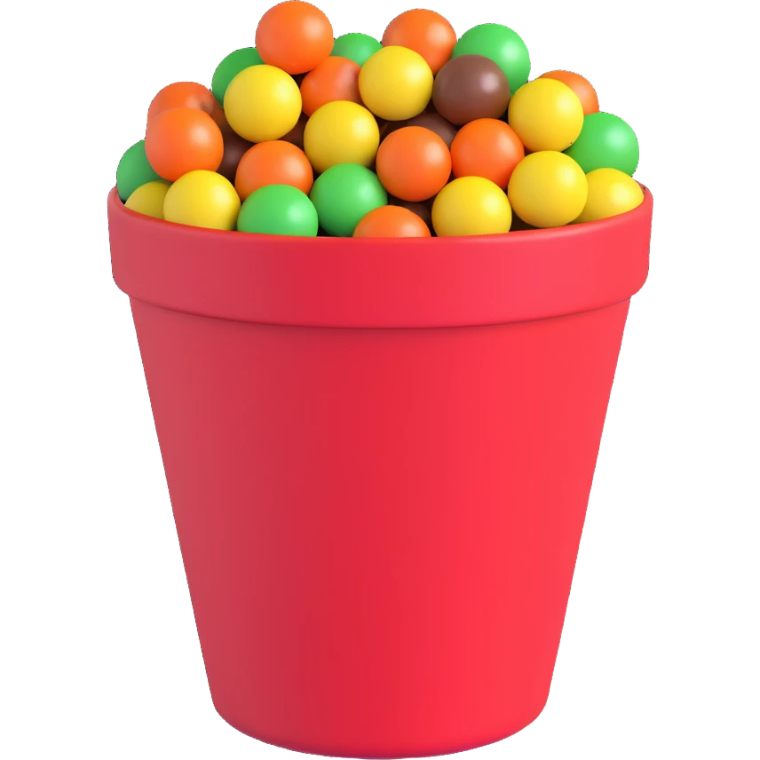 m&ms in a red cup emoji