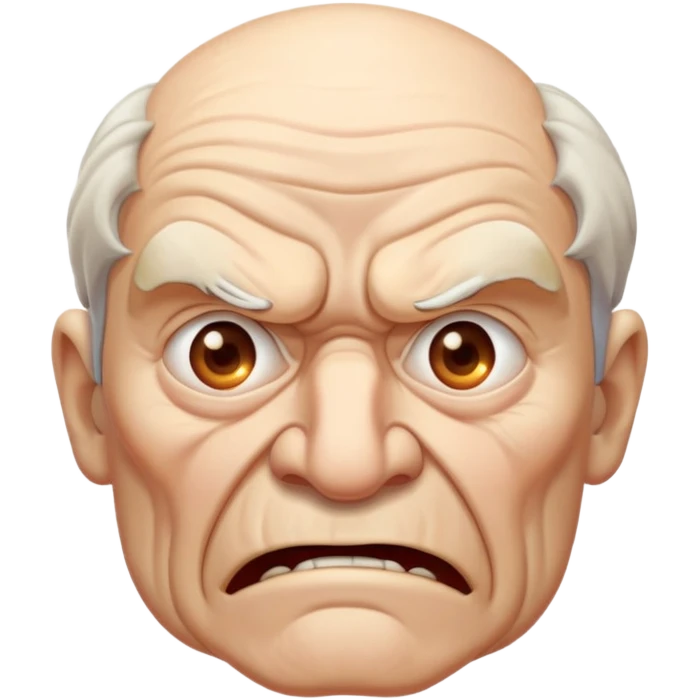 old man mad emoji