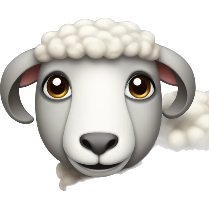Cute sheep emoji