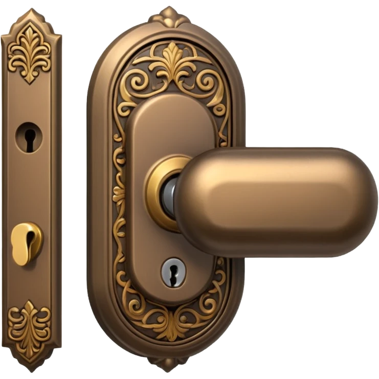 door lock  emoji