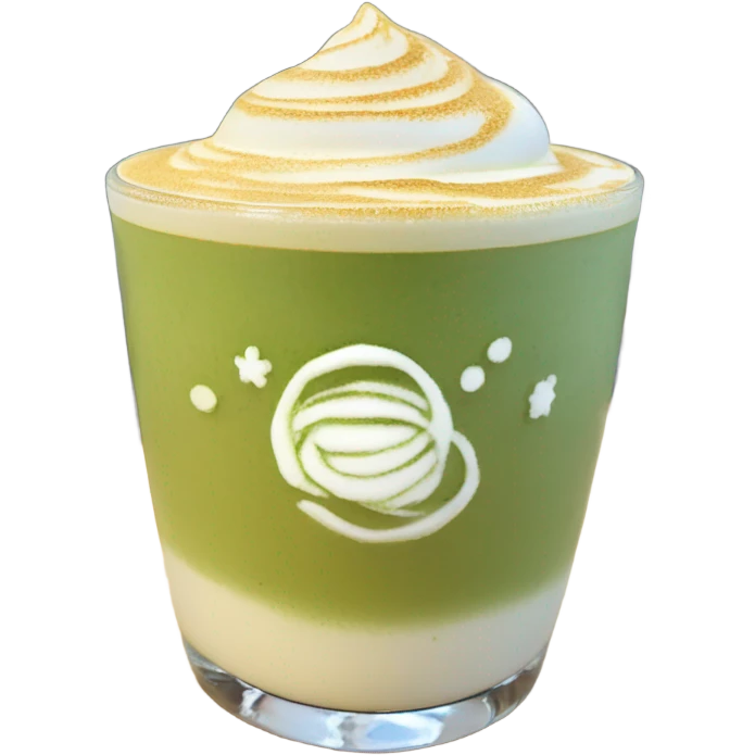 Matcha latte emoji