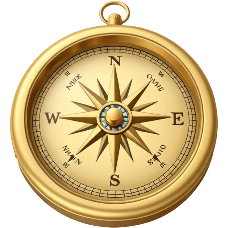 Kompass in gold emoji