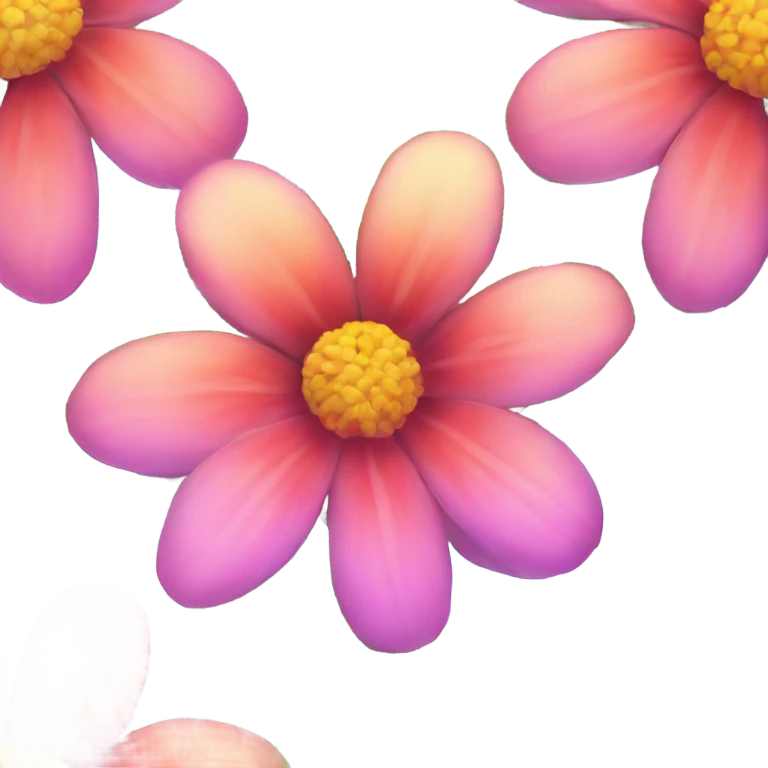 Summer flower beach colorful emoji
