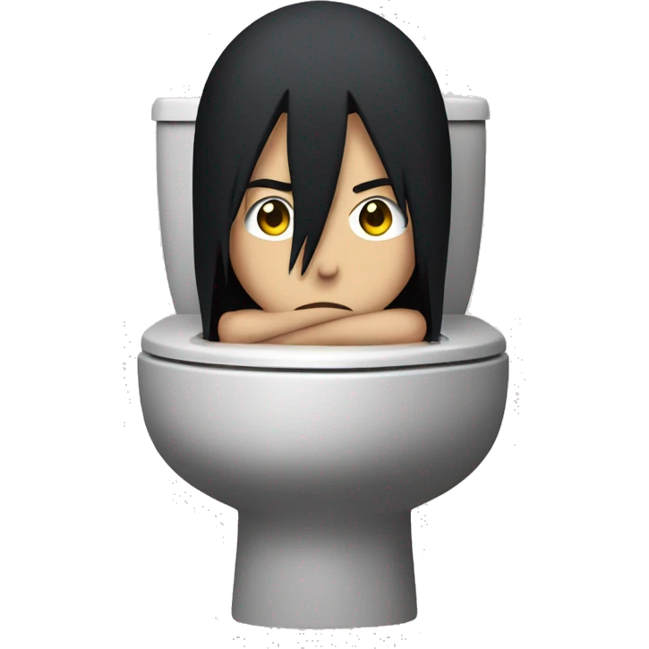 Itachi auf Toilette emoji