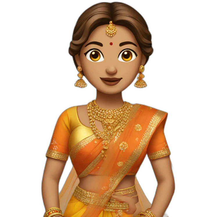 Chaniya choli emoji