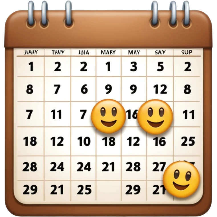 مواعيد emoji