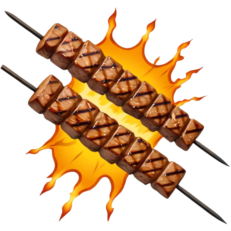 beef skewer emoji