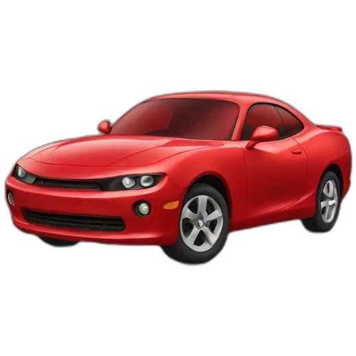 Red car emoji