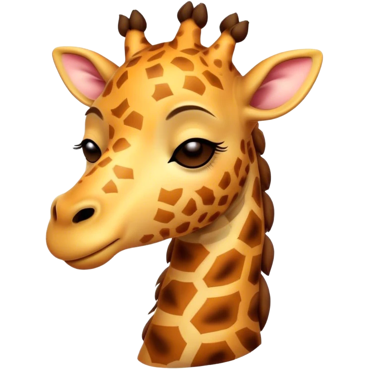 Meme-Worthy Cute Sleeping Giraffe Portrait Emoji, Head resting peacefully with a contented smile, showcasing a slender, elegant build and a luxuriously soft, patterned Fur, eyes shut in a serene, restful nap, Simplified yet hilariously adorable features, highly detailed, glowing with a soft, drowsy light, high shine, relaxed and utterly lovable, stylized with an air of playful laziness, bright and heartwarming, soft glowing outline, capturing the essence of a comically sleepy giraffe, so meme-worthy it feels like it could instantly become the next viral sensation of adorable slumber! emoji