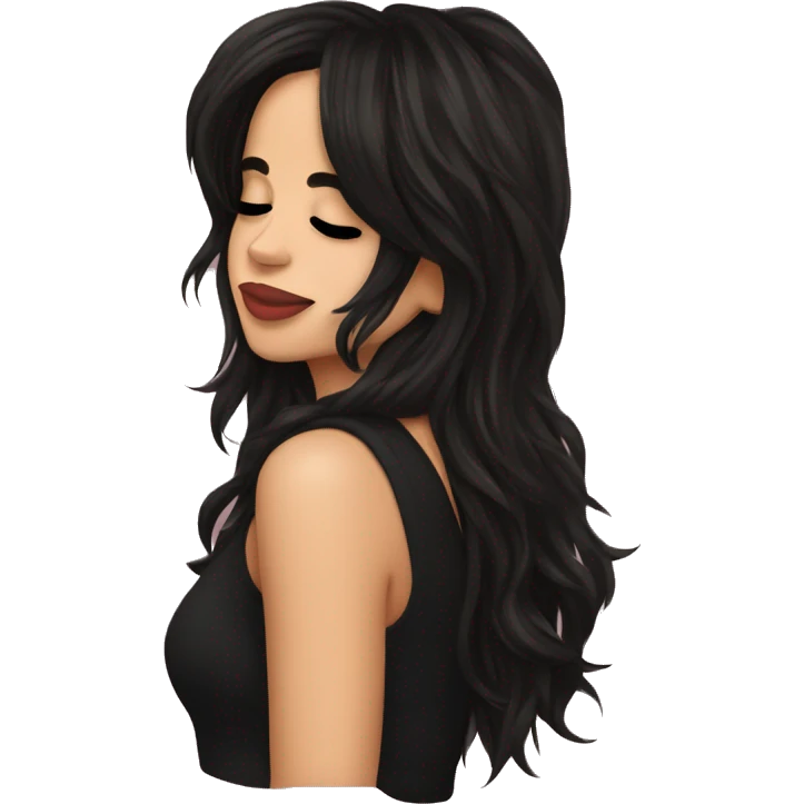 Camila cabello kisses emoji