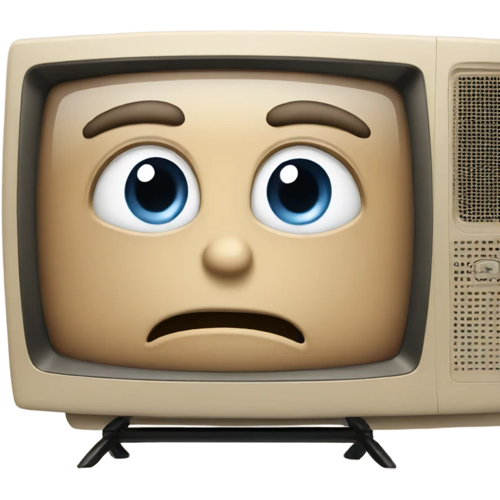Beige smart tv emoji