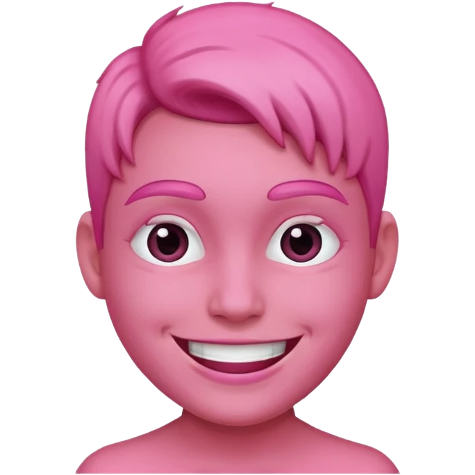 Pink f you  emoji