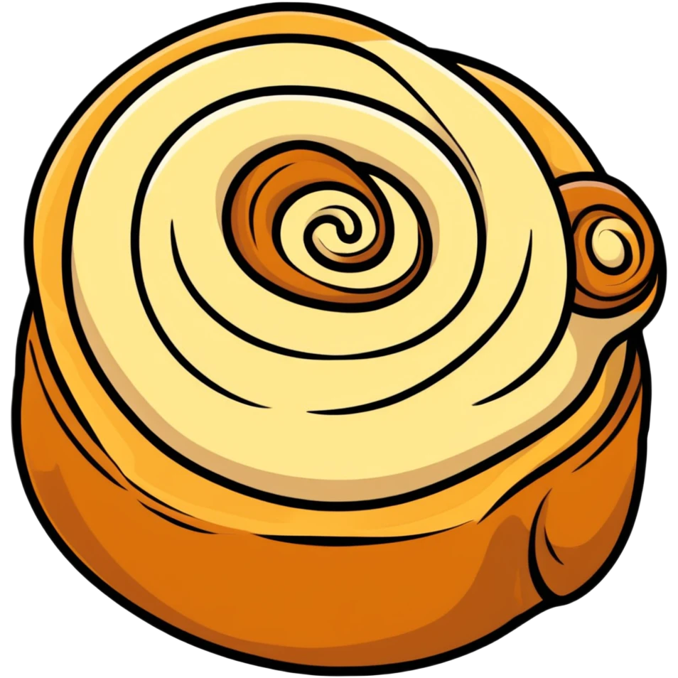 Rollo de canela  emoji