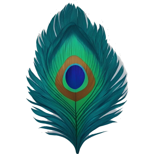 Peacock feather  emoji