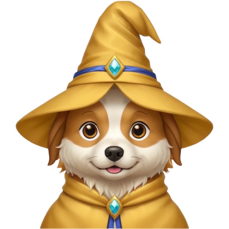 Dog wizard emoji