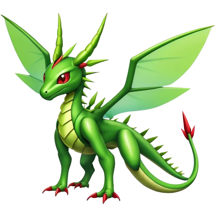  Cool Edgy Shiny Colorful Futuristic Ethereal Legendary Scyther-Flygon-Digimon-hybrid full body emoji