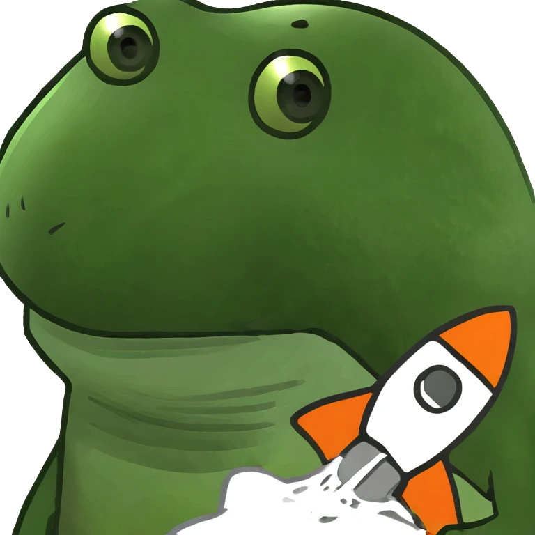Cute rocket emoji with a smiley face. Brown, terracotta and off-white colors. Kawaii style, thick outline, soft and minimal.  emoji