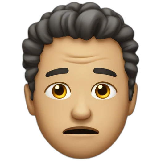 Stressed out emoji