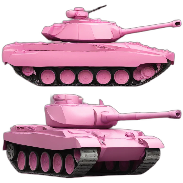 Tank pink emoji