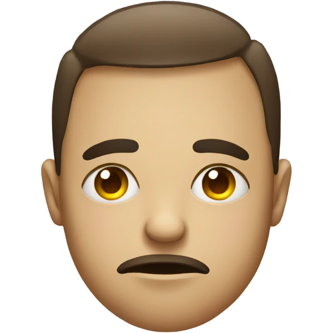 Sad face with bags under eyes emoji