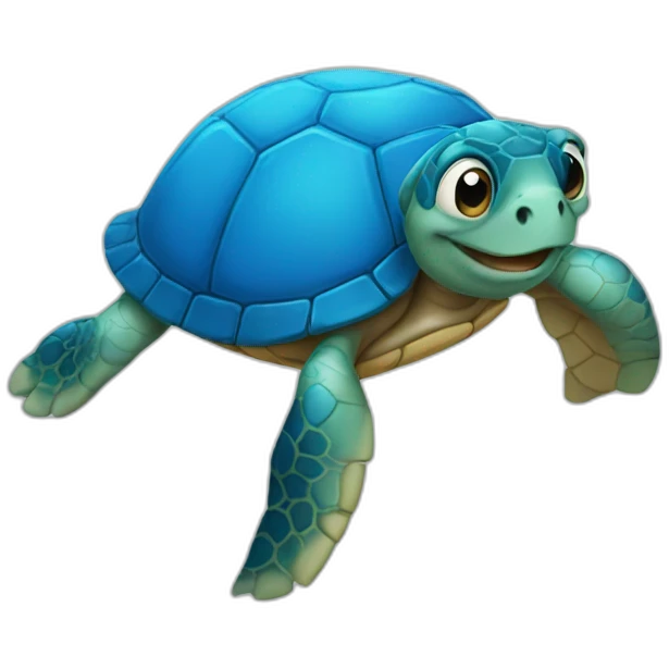blue turtle  emoji