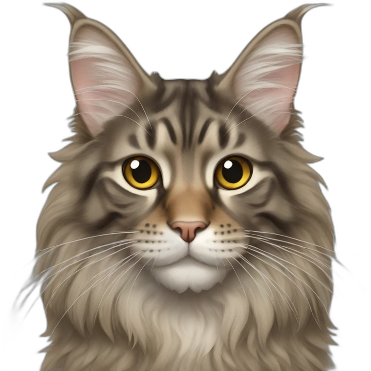 Maine coon cat emoji